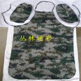 炊事员迷彩围裙 10炊事班迷彩围裙套袖  城市橄榄绿丛林迷彩护袖 围裙