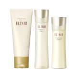 怡丽丝尔（ELIXIR）优悦活颜水乳护肤三件套 滋润型（洁面+水+乳）日本进口 护肤品 资生堂旗下品牌