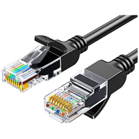 绿联超五类网线 千兆网络连接线 Cat5e超5类成品跳线2米 家用装修工程电脑宽带八芯双绞线 黑35815