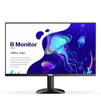 AOC 27英寸2K 100Hz超频120Hz IPS HDR10 HDMI/DP 低蓝光不闪 三边微边 节能办公电脑显示器 Q27B35