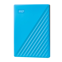 西部数据（WD）2TB 移动硬盘 USB3.0 My Passport随行版2.5英寸 蓝 机械硬盘 笔记本电脑外接 大容量加密存储