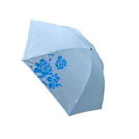 天堂 三折雨伞晴雨伞57cm*7骨男女款折叠商务伞34039E颜色随机