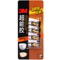 3M 胶水快干胶 玻璃陶瓷木材金属塑料橡胶粘合速干胶水 透明啫喱快干胶 AD119