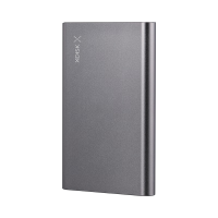 小盘(XDISK)USB3.0移动硬盘1TB 双盘备份 X系列2.5英寸 太空灰 高端金属外观 高速便携 稳定耐用