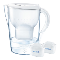 碧然德（BRITA）过滤净水器 家用滤水壶 净水壶 Marella 海洋系列 白色+多效滤芯2枚（含组套）