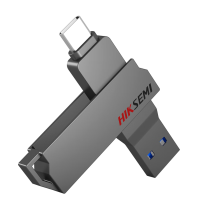 海康威视（HIKVISION）128GB Type-C双接口插手机U盘大容量X307C USB3.2高速双头U盘 苹果华为小米电脑两用移动办公优盘
