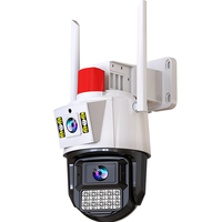 霸天安高清摄像头监控室外无线wifi家庭4g监控器家用手机远程360度无死角带夜视全景语音旋转户外 推荐【WIFI双摄1000W】超清+128G