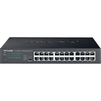 普联（TP-LINK）  24口全千兆交换机 一键切换云管理、即插即用企业级交换器 监控网络网线分线器  TL-SG2024D