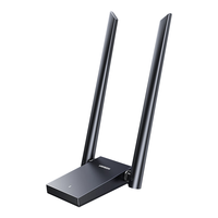 绿联WIFI6 USB无线网卡AX1800 千兆双频5G 电竞台式机笔记本无线接收器 WIFI发射器高速网卡桌面款