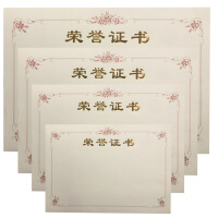 英友（ENYOU）米黄色荣誉证书内芯10张8K 257*355mm