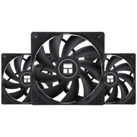 Thermalright(利民)  TL-C12C X3 黑色12cm性能级风压扇 4PIN PWM S-FDB轴承 1550转速 三连包套装