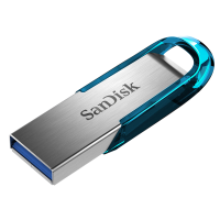 闪迪（SanDisk）128GB U盘 CZ73 时尚蓝色 安全加密 数据恢复 学习电脑办公投标 小巧便携 车载 大容量金属优盘