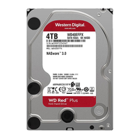西部数据（WD）NAS机械硬盘 WD Red Plus 西数红盘 4TB 5400转 256MB SATA CMR垂直 网络存储 3.5英寸 WD40EFPX