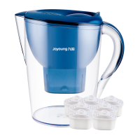 九阳（Joyoung）过滤净水器 家用滤水壶 净水壶（一壶13芯 ） 3.5L 四重过滤 智能换芯提醒 B05E