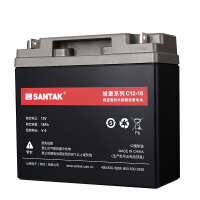 山特（SANTAK）UPS电源城堡铅酸蓄电池C12-18 12V18AH阀控密封免维护16只以上包安装