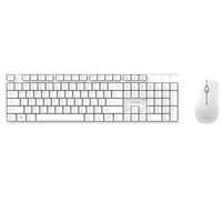 联想（Lenovo）无线键盘鼠标套装 无线键鼠套装 办公鼠标键盘套装 MK23白色 电脑键盘笔记本键盘 