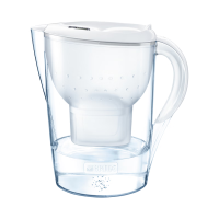 碧然德（BRITA）过滤净水器 家用滤水壶 净水壶 Marella 海洋系列（白）+多效滤芯6枚（含组套）