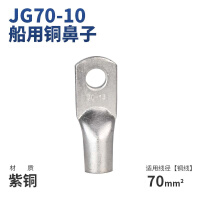 瑞得泰冷压头接线端子铜鼻子JG70-10