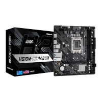 华擎（ASRock）H610M-H2/M.2 D5 主板 CPU 12600KF/12400F/13600KF（IntelH610/LGA1700）