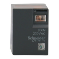 施耐德电气继电器230V RXM继电器8脚 |2开2闭 AC230V 5A|带灯 RXM2LB2P7