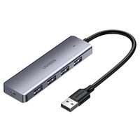 绿联 USB3.0扩展器扩展坞 高速4口集线器HUB拓展坞分线器笔记本台式电脑一拖多口转换器转接头延长线