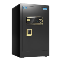 虎牌保险柜家用办公小型指纹密码WiFi保险箱全钢防盗可入墙保密保管柜 博瑞系列 60cm 钢琴黑