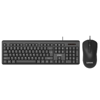 联想（Lenovo）有线键盘鼠标套装 键鼠套装 全尺寸键盘 商务办公 MK11Lite