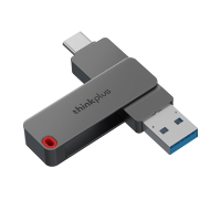 ThinkPlus联想128GB Type-C USB3.2 双接口U盘手机电脑通用大容量 办公商务U盘TPU301系列