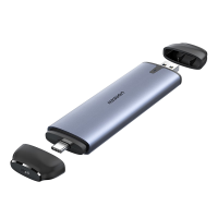 绿联 M.2 SATA/NGFF移动硬盘盒 Type-C/USB3.1接口适用固态SSD台式笔记本电脑苹果16外置硬盘盒子