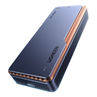 绿联USB4硬盘盒40Gbps 兼容雷电雷雳3/4 M.2 NVMe移动硬盘盒  适用苹果Mac mini电脑笔记本扩展SSD固态
