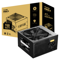 长城（Great Wall）额定700W HOPE-8000DS电脑电源（双8PIN/75cm长线材/宽幅/温控风扇/4显卡接口/独立开关）