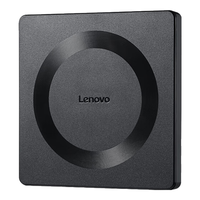 联想（Lenovo）8倍速 USB外置光驱刻录机 DVD光驱外置 CD移动光驱 笔记本电脑台式机便携免驱外接光驱 GP70Pro
