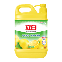 立白清新柠檬味洗洁精大桶1.5kg 除味去油去腥 餐具净洗涤灵洗碗液