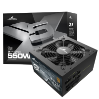 长城（Great Wall）额定550W X5金牌全模电脑电源（漏电监测/全电压/单路12V/70cm长线材）
