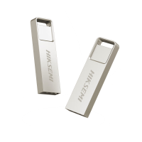 海康威视（HIKVISION）4GB USB2.0 招标金属U盘X301刀锋银色 一体封装防尘防水 电脑车载投标优盘系统盘