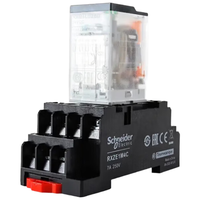 施耐德电气继电器 RXM 14脚 24VDC 3A RXM4LB2BD+RXZE1M4C带灯带底座