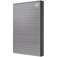 希捷（SEAGATE）移动硬盘 2TB 加密 USB3.0高速 希捷铭2.5英寸 灰 机械硬盘 便携办公学习保护隐私 数据恢复服务