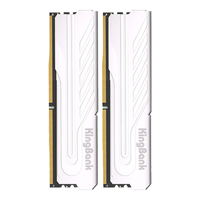 金百达（KINGBANK）16GB(8GBX2)套装 DDR4 3200 台式机内存条 银爵 C16 适配黑神话悟空