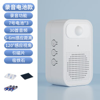 岡祈（Gangqi）电池款店铺门铃感应器进门欢迎光临感应迎宾器红外防盗报警器家用