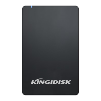黑甲虫(KINGIDISK) 500GB USB3.0 移动硬盘  H系列 2.5英寸 磨砂黑 简约便携商务伴侣 内置加密软件 H500