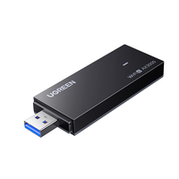 绿联USB无线网卡WiFi6 智能免驱AX3000 双频5G网卡 台式机专用WiFi接收器主机网络发射器