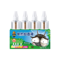 超威电热蚊香液家用驱蚊器灭蚊器无香驱蚊液防蚊液补充液4瓶无加热器