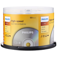 PHILIPSCD-R空白光盘/刻录盘 52速700M 桶装50片