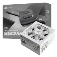 长城（Great Wall）额定850W X8白色金牌全模电脑电源（ATX3.1/PCIe5.1接口/漏电监测/单路12V/自动启停/支持5060TI）