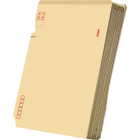 离草 9号A4牛皮纸信封 信封袋发票收据文件袋工资袋办公用品信纸发票工资袋信封袋 50个/包