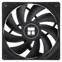 Thermalright(利民) TL-C12C 黑色12cm入门级风压扇 经典磁稳S-FDB轴承 50CM 4PIN串接PWM接头 1550转速