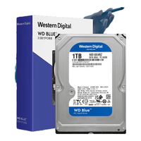 西部数据（WD）台式机械硬盘 WD Blue 西数蓝盘 1TB 5400转 64MB SATA CMR垂直 电脑硬盘 3.5英寸 WD10EARZ