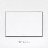 TP-LINK 无线智能面板开关 智能灯控墙壁感应定时开关智能联动wifi手机远程智能家居Wi-Fi零火版单键SWA110