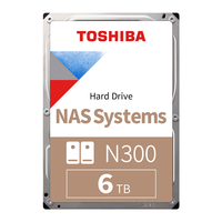 东芝（TOSHIBA）6TB NAS网络存储机械硬盘私有云家庭文件存储7200转 512MB SATA接口N300系列