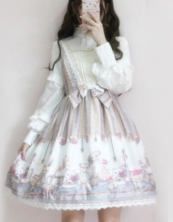 lolita洋装连衣裙洛丽塔lolita洋装公主裙蒸汽四部曲复古朋克风日常